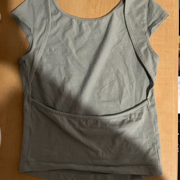 Garage Backless Tshirt Light Teal - Picture 3 of 3
